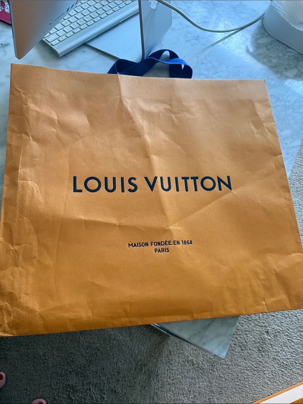 Authentic LV Orange Bag